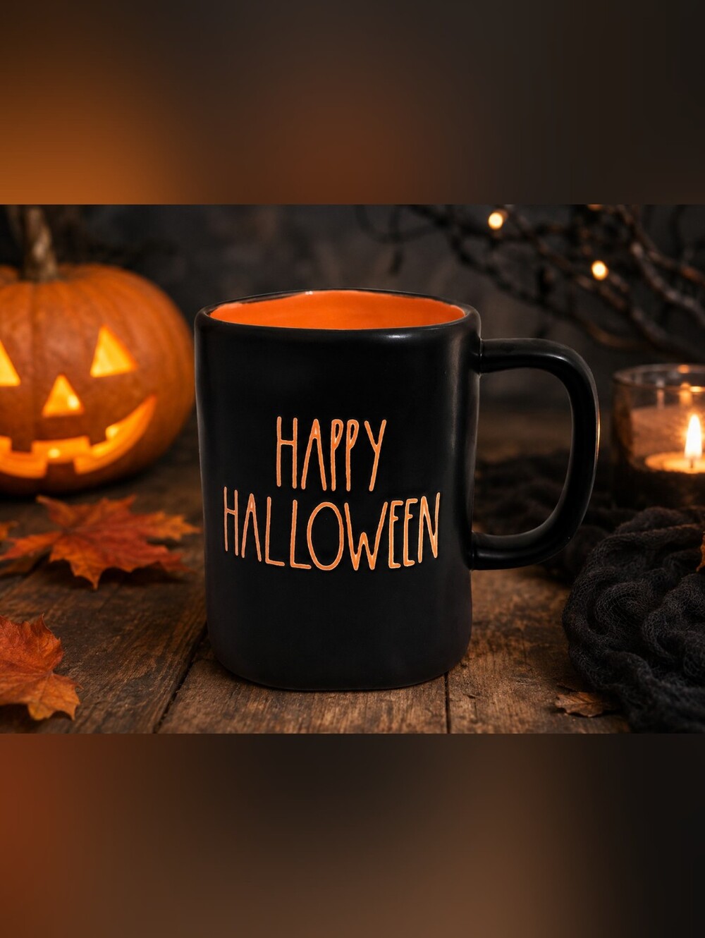 Rae Dunn Happy Halloween Coffee Mug